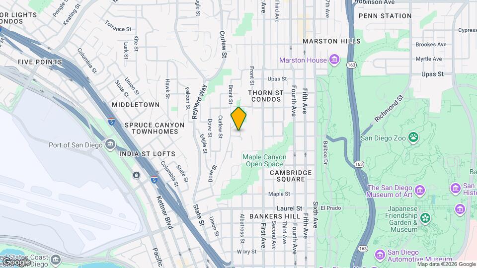 306 W Quince St Map and Location Details