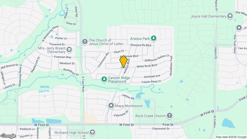 1708 Adams Pl Map and Location Details