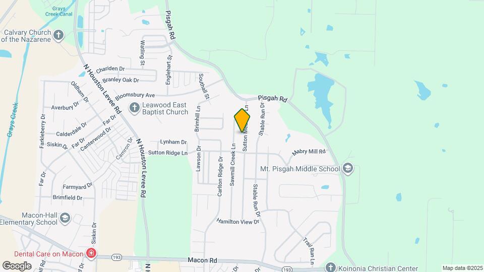 1587 Sutton Meadow Ln Mapa y Detalles de la Ubicación