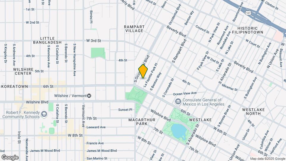 Lafayette Park Apartments Mapa y Detalles de la Ubicación