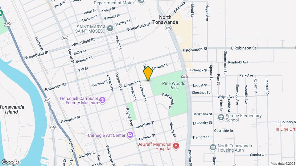 326 Niagara St, Unit Upper Map and Location Details