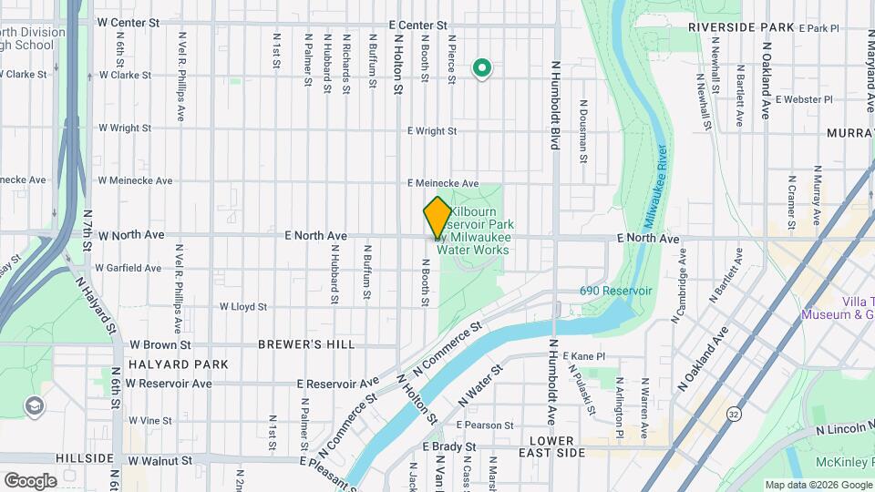 2238 N Booth St Map and Location Details