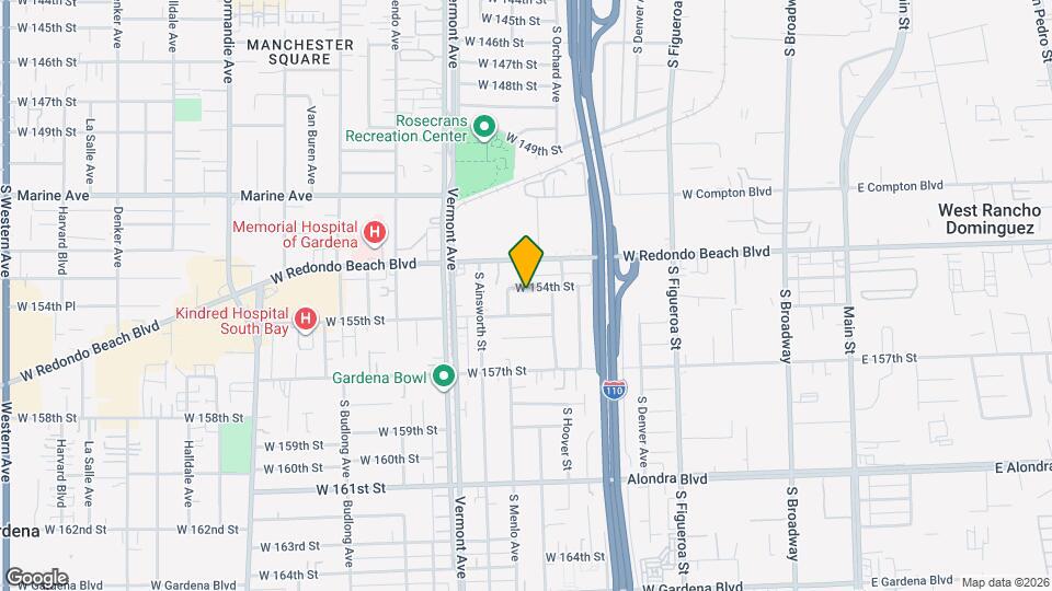 740 W 154th St, Unit B Map and Location Details