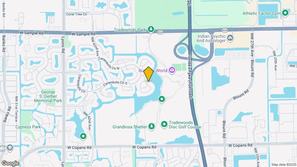 2738 Carambola Cir S Map and Location Details