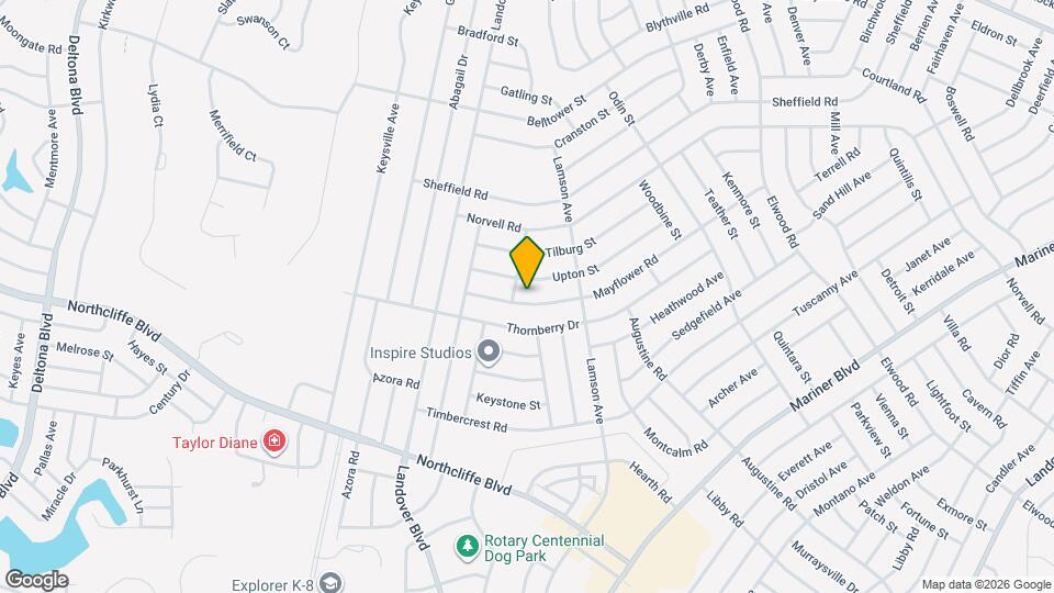 10449 Mayflower Rd Map and Location Details