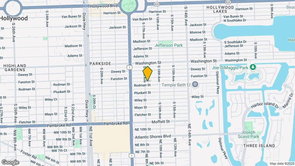 1647 Rodman St Mapa y Detalles de la Ubicación