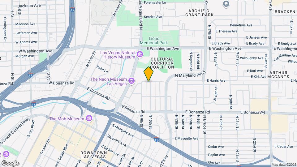 737 N 10th St Map and Location Details