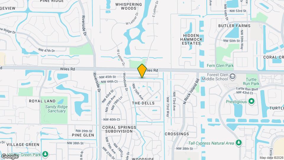 7523 NW 44th Court Map and Location Details