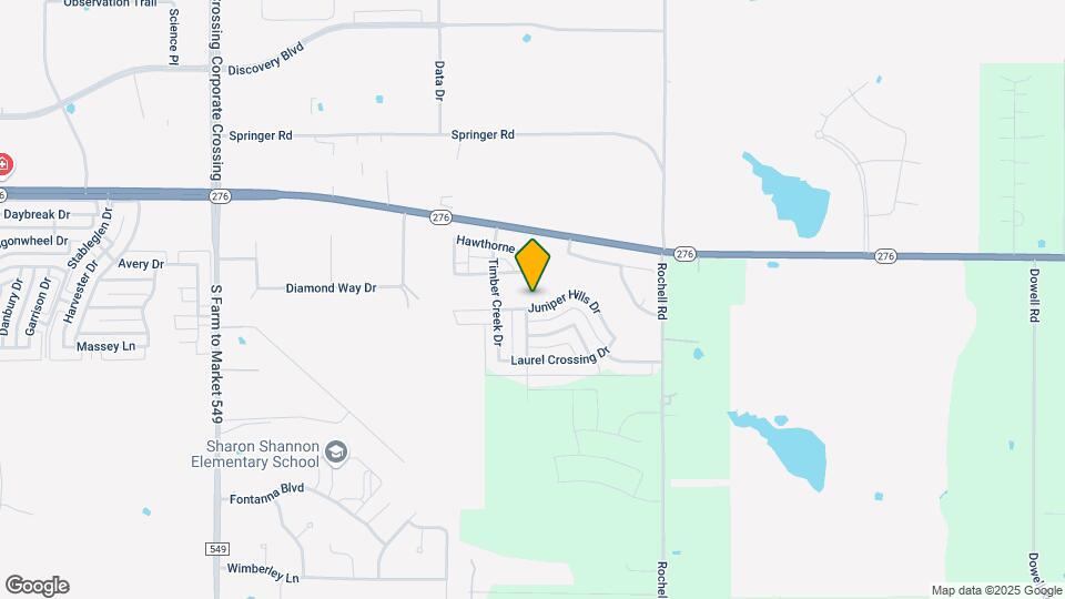 3680 Juniper Hills Dr Map and Location Details