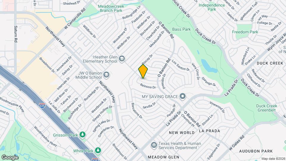 5309 Heather Glen Dr Map and Location Details