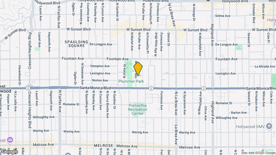 North Fuller Avenue Map and Location Details