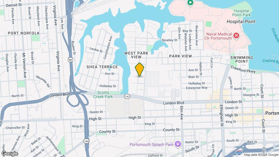 1619 Bain St Map and Location Details