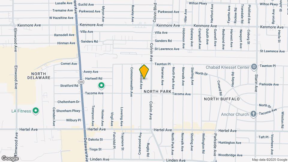 281 Crestwood Ave, Unit Upper Unit Map and Location Details