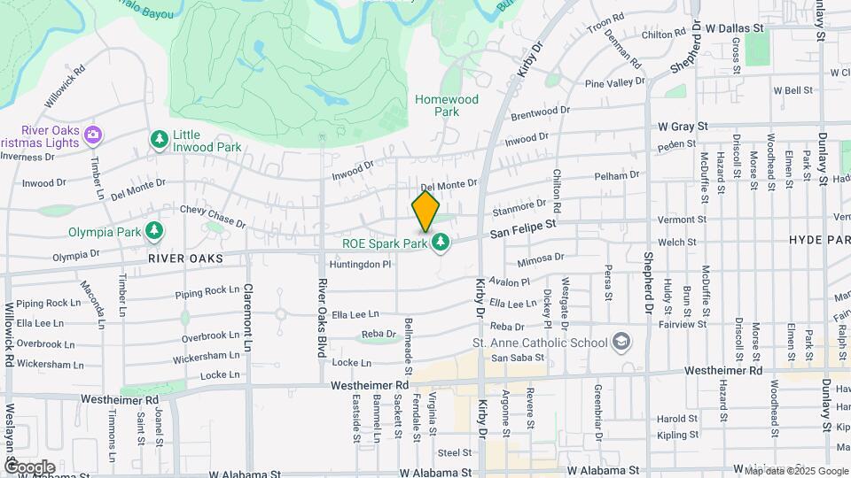 3020 San Felipe St Map and Location Details