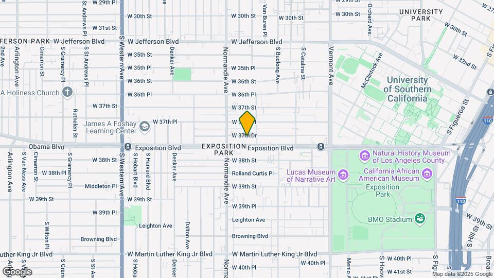 1336 W 37th Dr Mapa y Detalles de la Ubicación