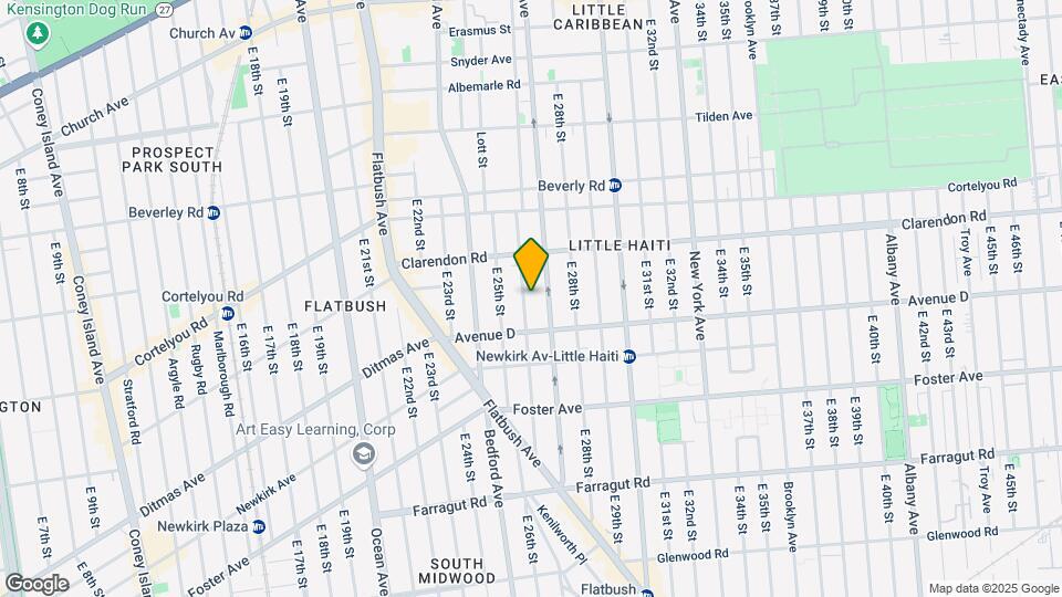353 E 26th St Map and Location Details