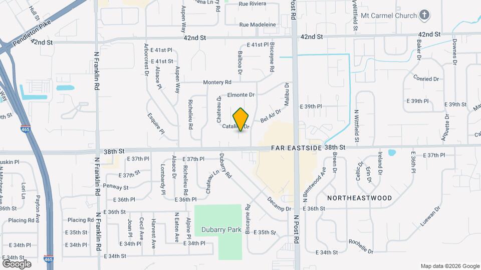 3827 Monica Ct Map and Location Details