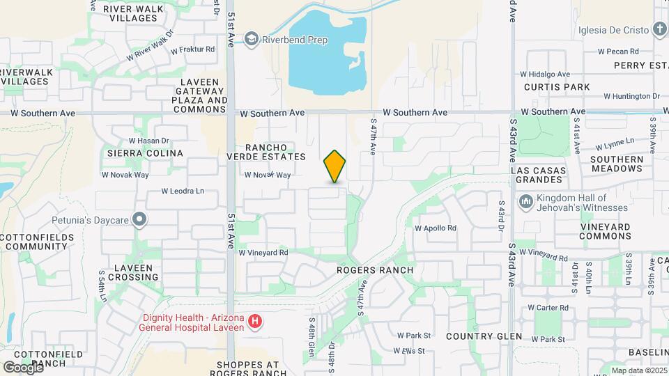 4803 W Leodra Ln Map and Location Details