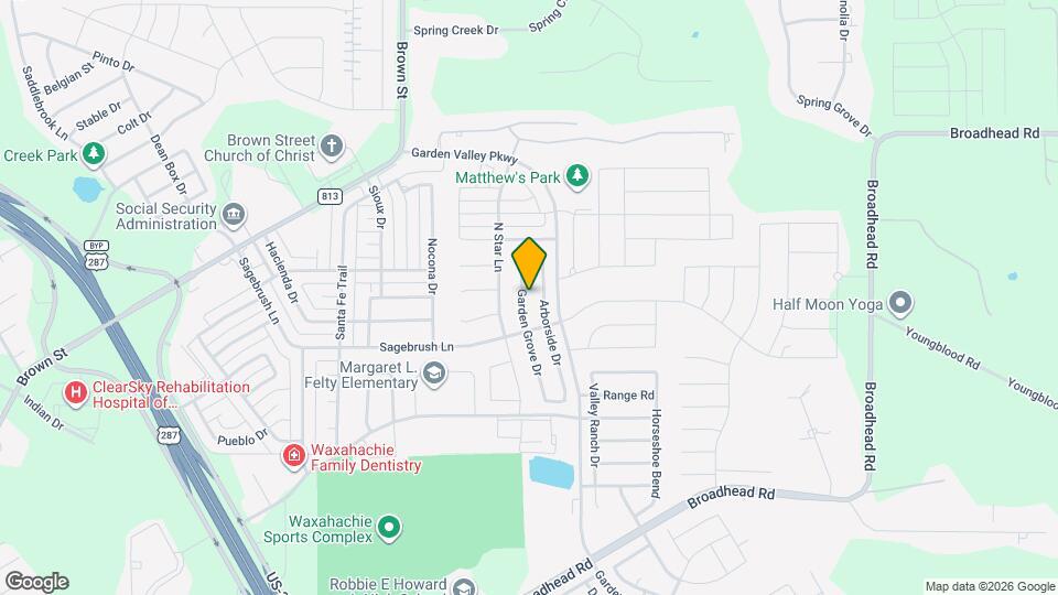 214 Garden Grove Dr Map and Location Details