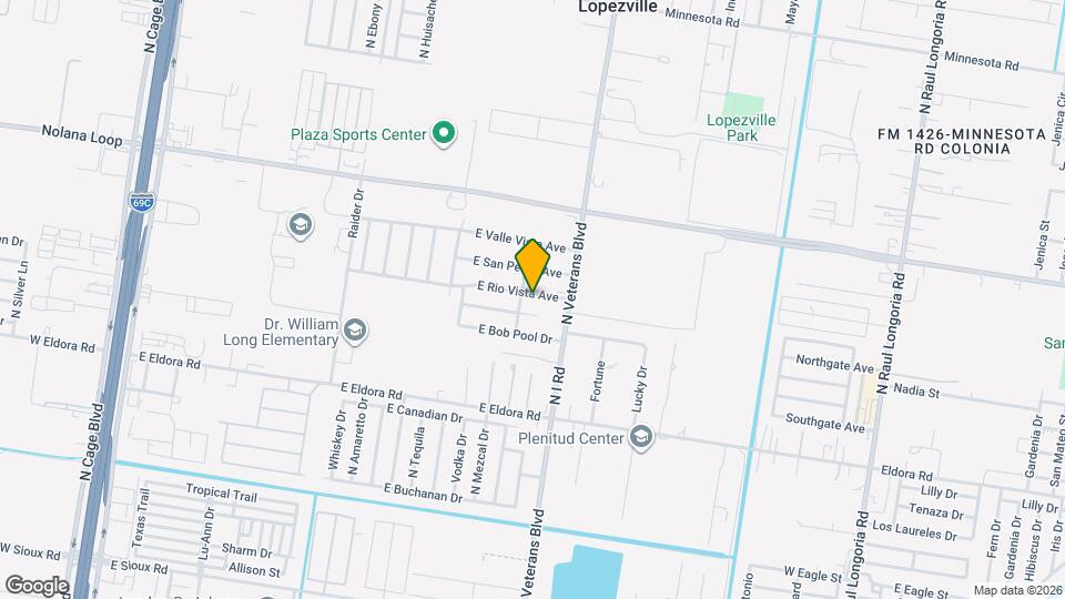 1204 E Rio Vista Ave Map and Location Details
