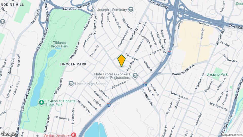 713 Yonkers Ave, Unit Second floor Mapa y Detalles de la Ubicación