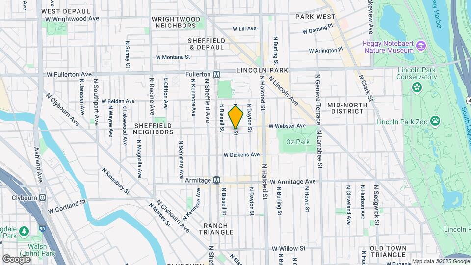 2147 N Fremont St Map and Location Details