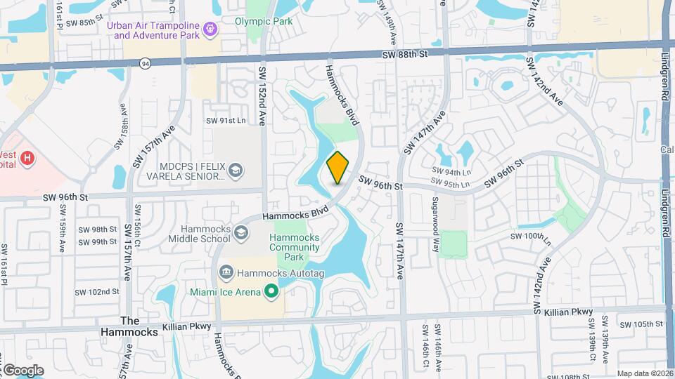 9645 SW 148th Pl Map and Location Details