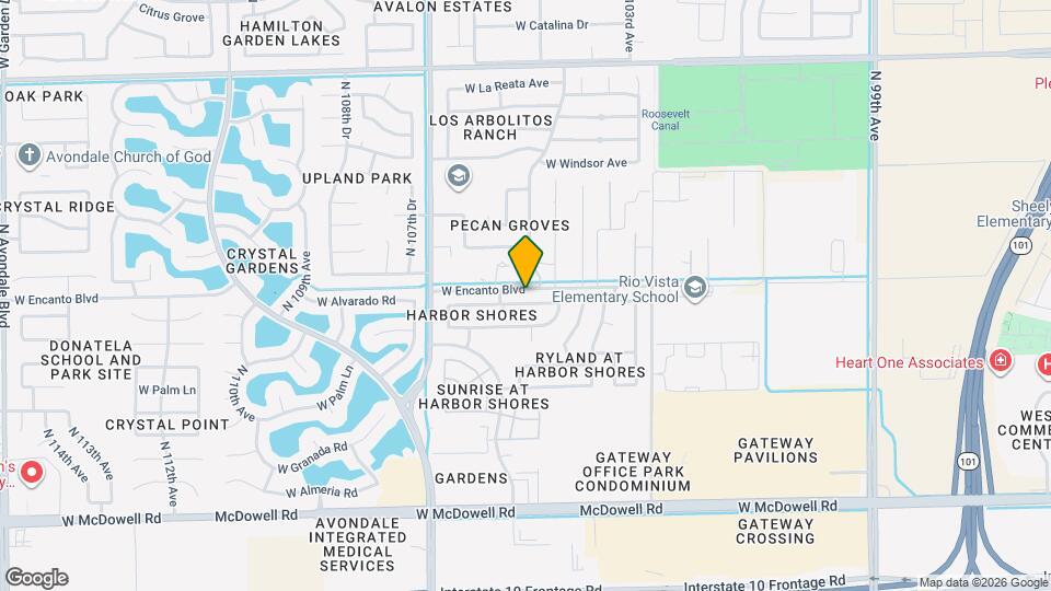 10542 W Alvarado Rd Map and Location Details