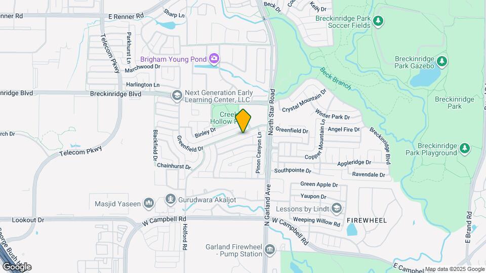 4136 Greenfield Dr Map and Location Details