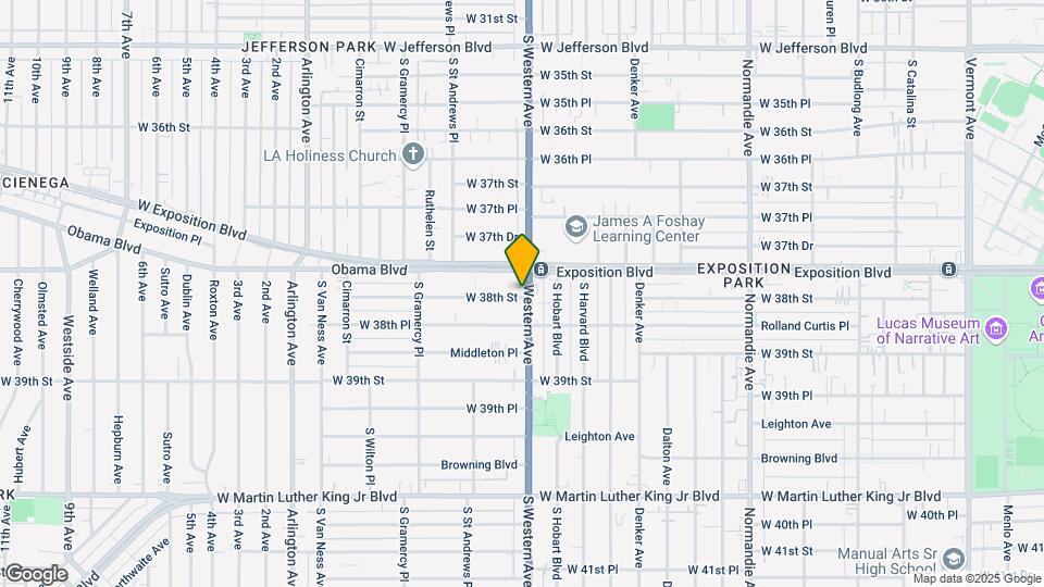 1601 W 38th St Mapa y Detalles de la Ubicación