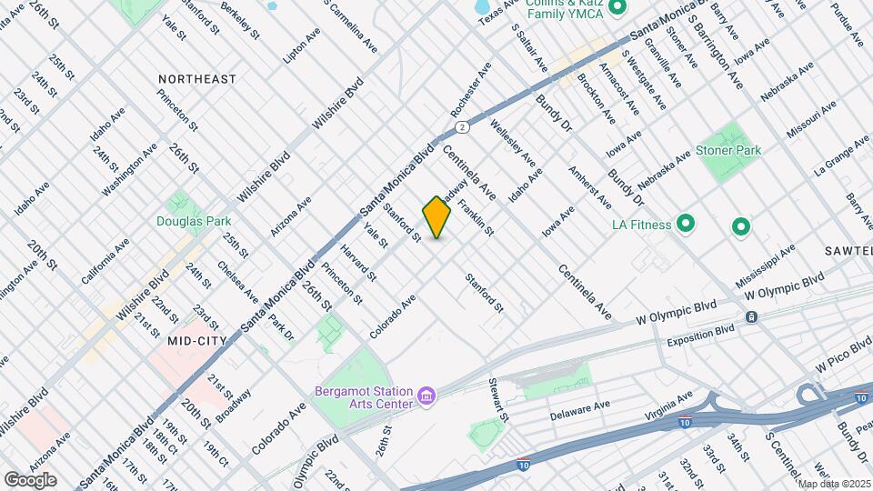 1537 Stanford St Map and Location Details