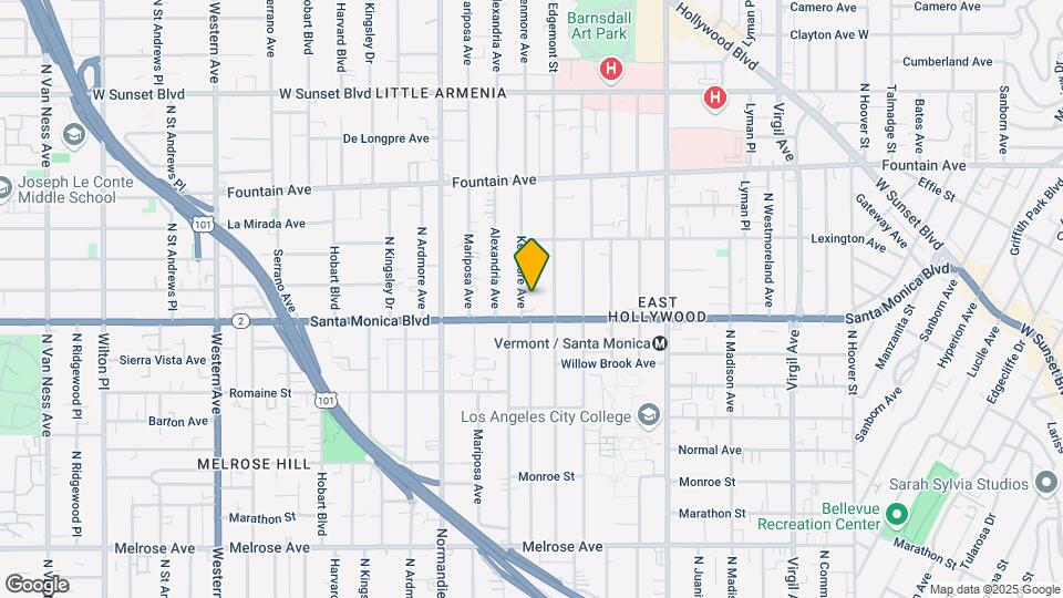 1118 Kenmore Ave Map and Location Details