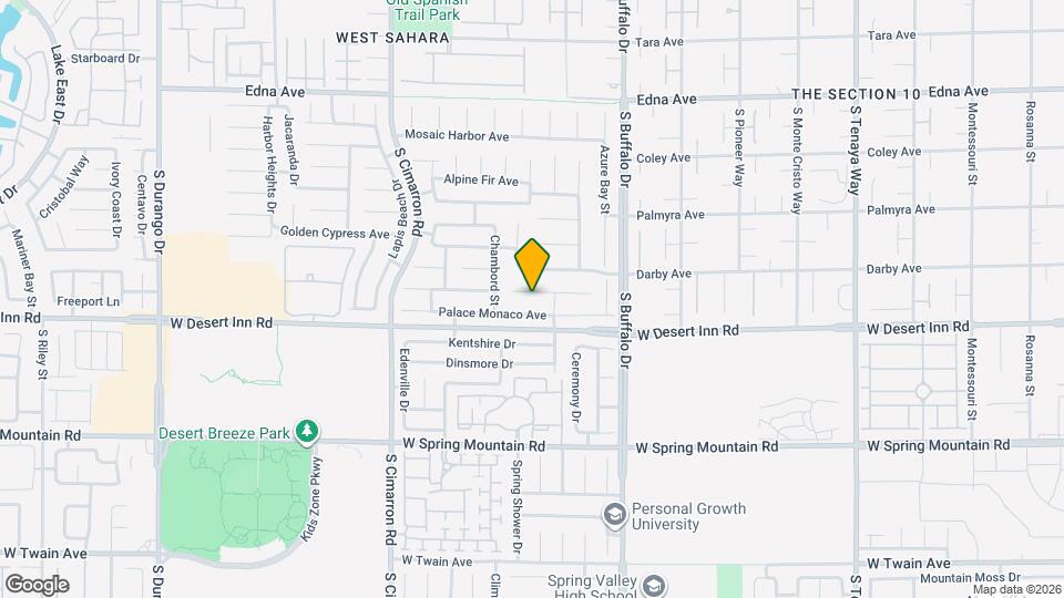 7955 Teal Harbor Ave Map and Location Details