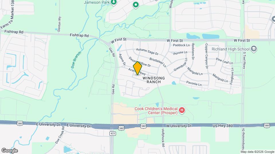 4600 Crossvine Dr Map and Location Details