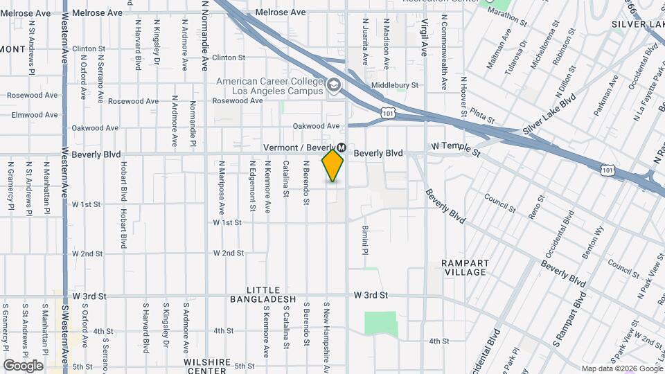 200 N New Hampshire Ave, Unit Unit A Map and Location Details
