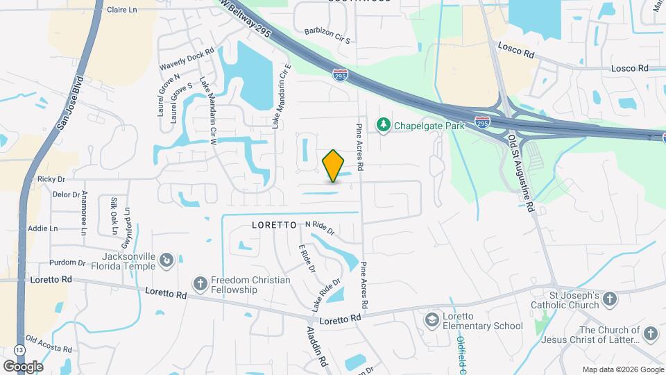 3728 Mandarin Woods Dr N Map and Location Details