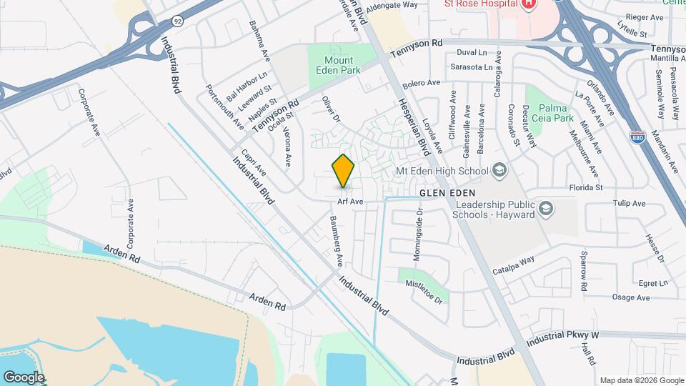 2769 Arf Ave Mapa y Detalles de la Ubicación