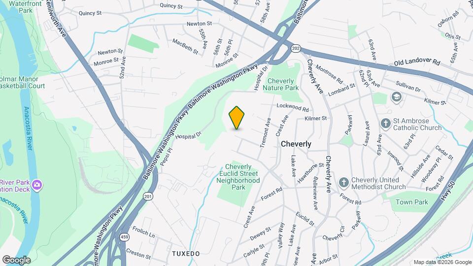 5602 Hawthorne St Map and Location Details