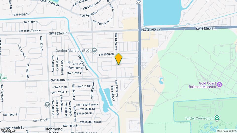 13889 SW 158th Ter Mapa y Detalles de la Ubicación