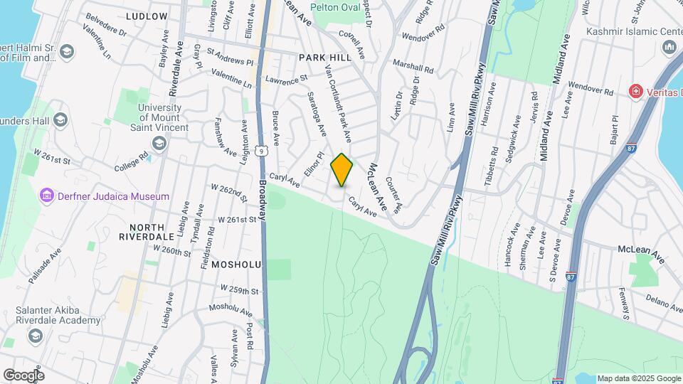 637-643 Van Cortlandt Pk Ave Map and Location Details