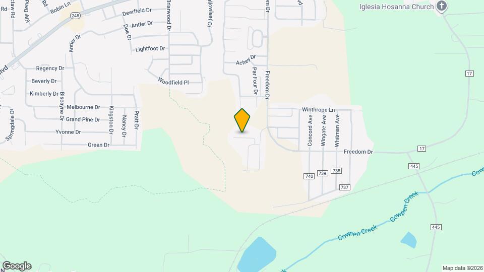 214 Charleston Dr Map and Location Details