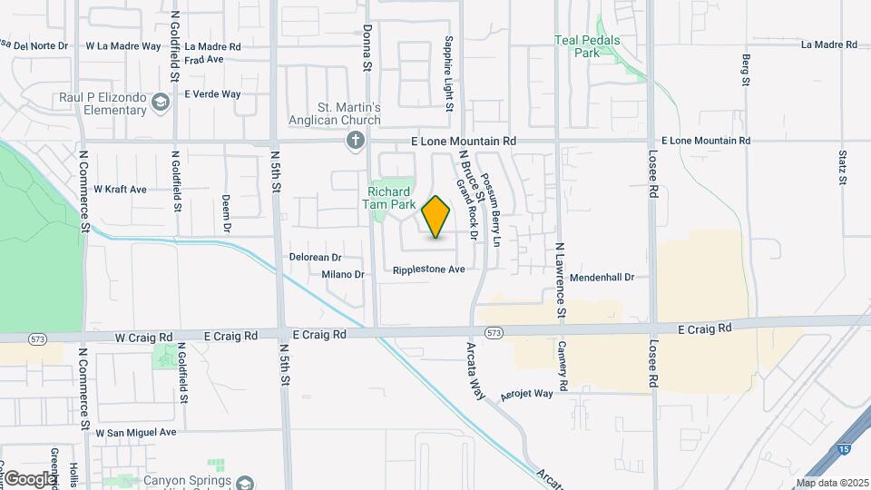 1120 Stoneypeak Ave Map and Location Details