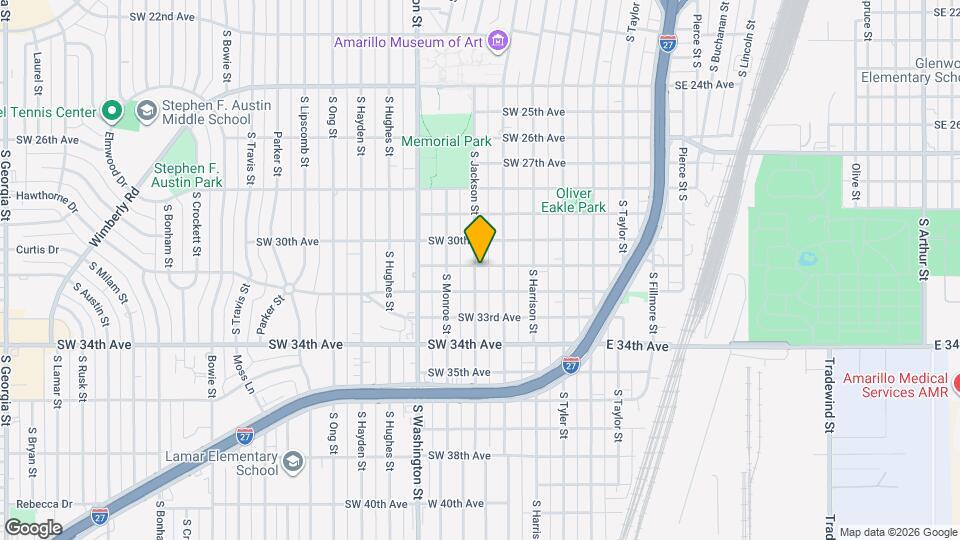 3101 S Jackson St Map and Location Details