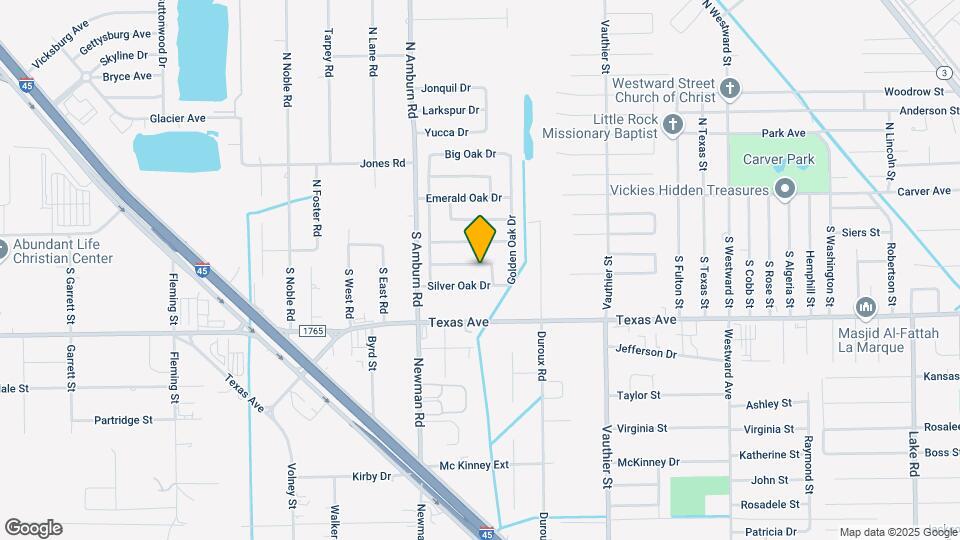 7901 Fallen Oak Ln Mapa y Detalles de la Ubicación