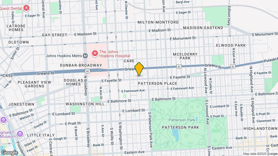 2202 E Fayette St Map and Location Details