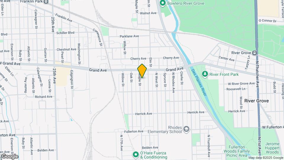 2635 Maple St Map and Location Details