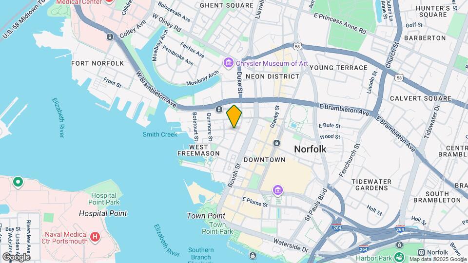 249 W Freemason St Map and Location Details