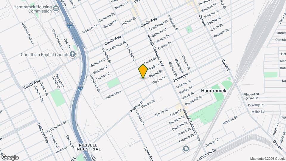 2352 Poland St, Unit 2352 Map and Location Details