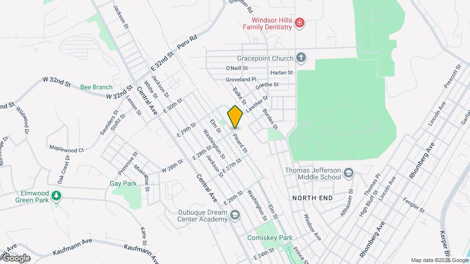 2744 Pinard St Map and Location Details