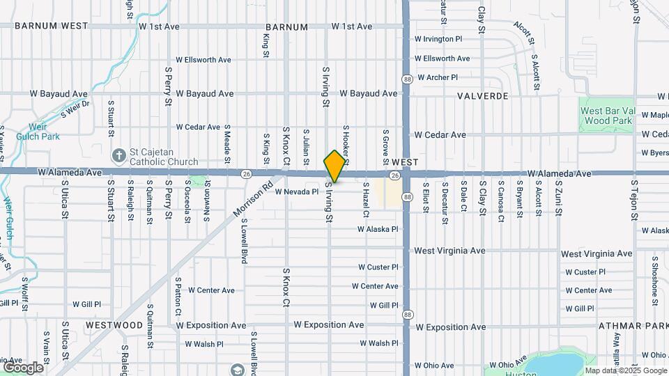 3275 W Nevada Pl Mapa y Detalles de la Ubicación